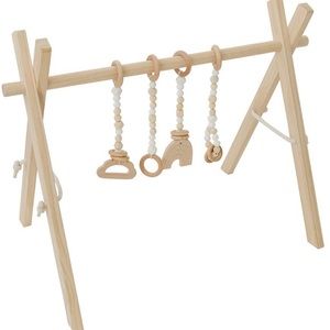 Poppyseed Play Natural Pine Wood Gym